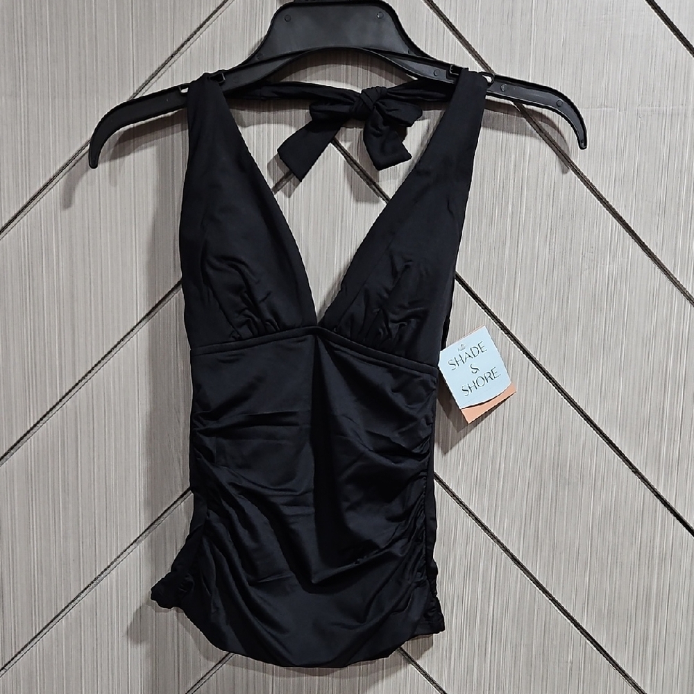 Shade & Shore Black One-Piece Swimsuit